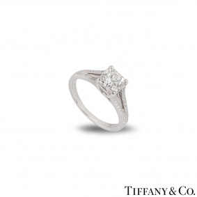 Tiffany & Co. Lucida Cut Diamond Ring 1.24ct I/VVS2